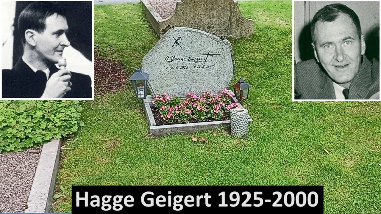 Hagge Geigerts grav, Västra Kyrkogården i Göteborg.