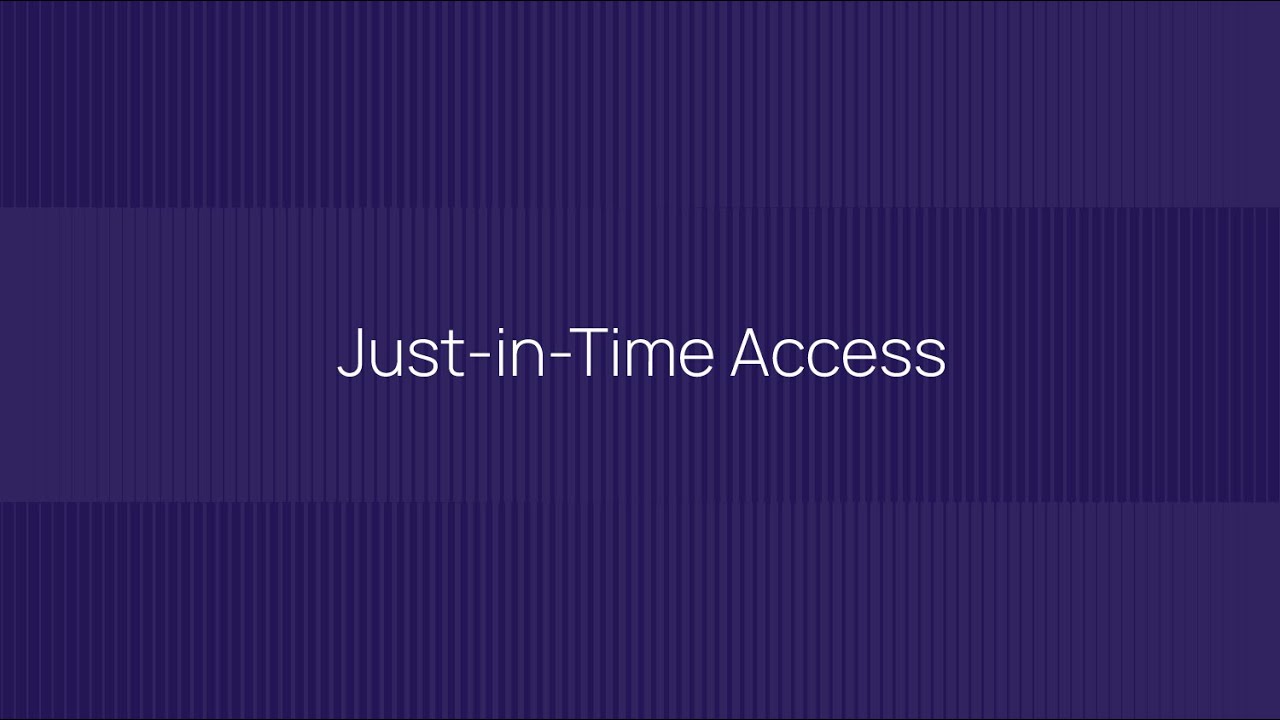 Just-in-Time Privilege Elevation Cloud Suite Demo
