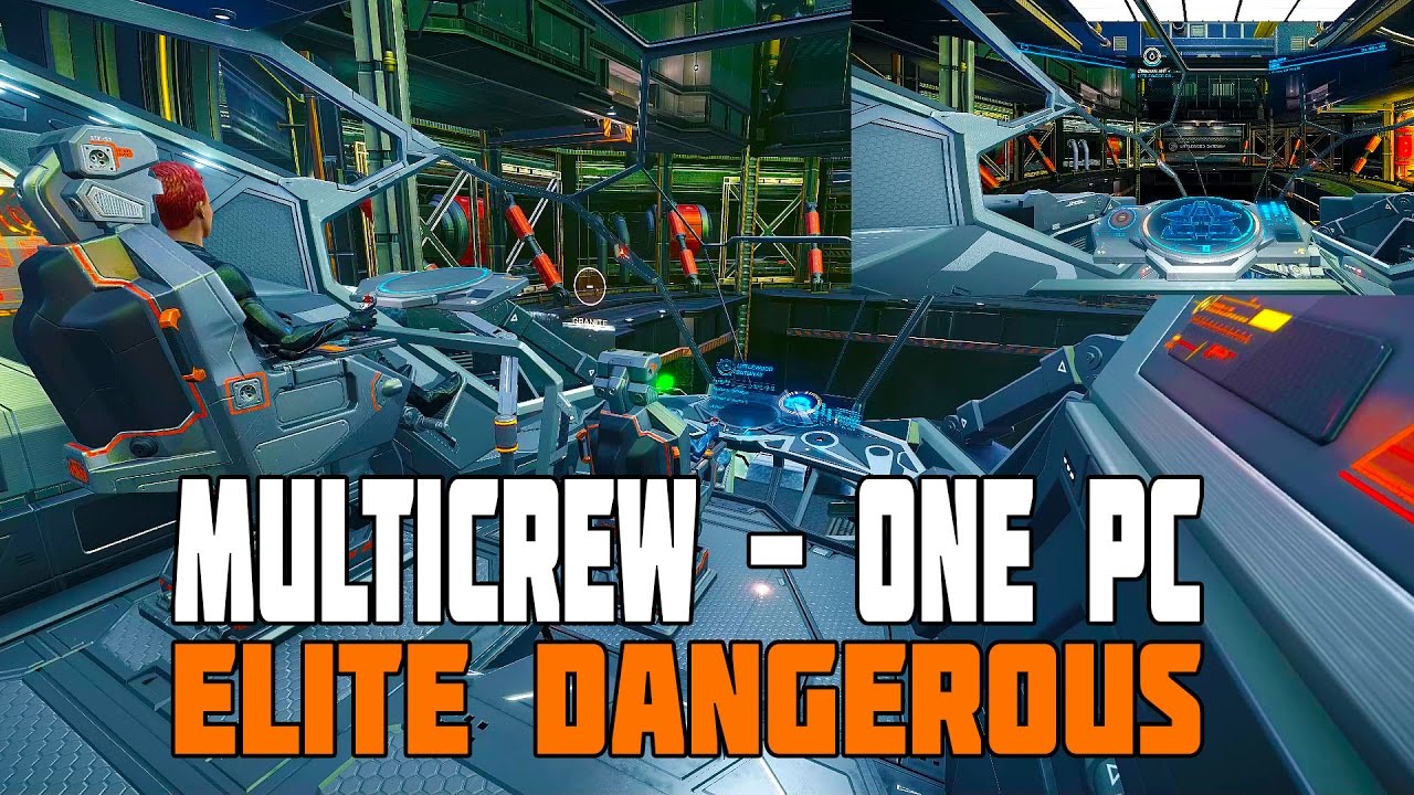 Elite Dangerous - Multicrew on a Single PC and the Canonn Research Mega Ship