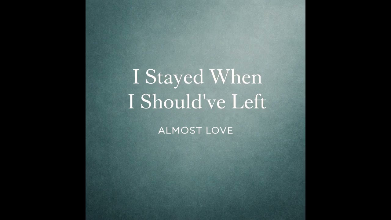 Emotional Pop Ballad – I Stayed When I Should’ve Left (AI Original)