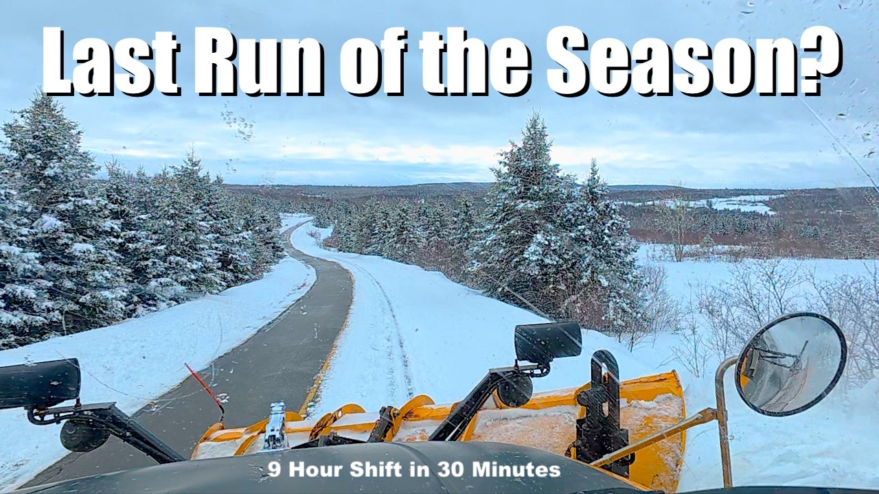 Snow Plowing at 4 AM – 9 Hour Shift in 30 Minutes