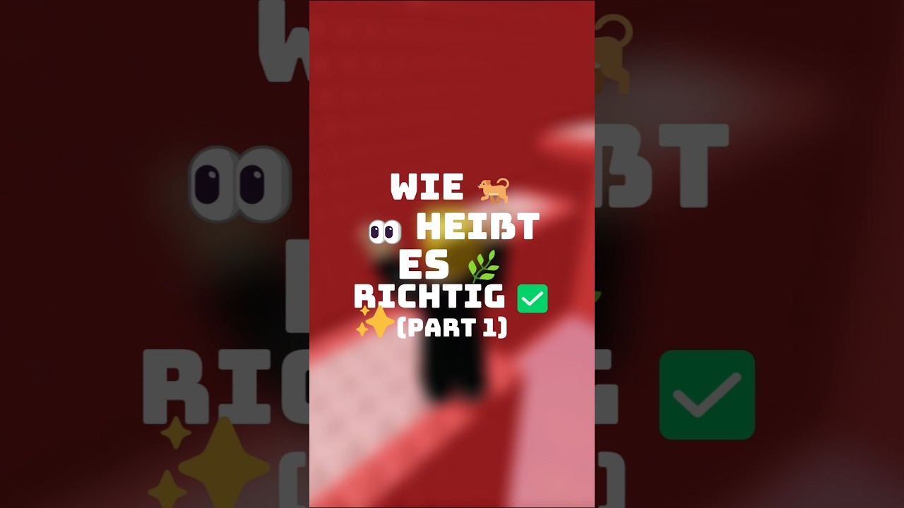 Wie hei&szlig;t es richtig? 😭❤️😜 (Part 1)    #shorts #viral #fyp #roblox
