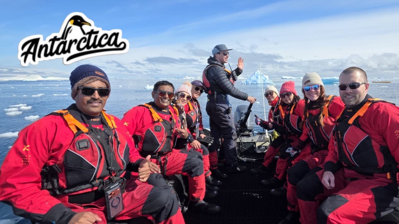 Kayaking Through Ice Crystals in Antarctica | Cierva Cove Adventure (Nov 2025)