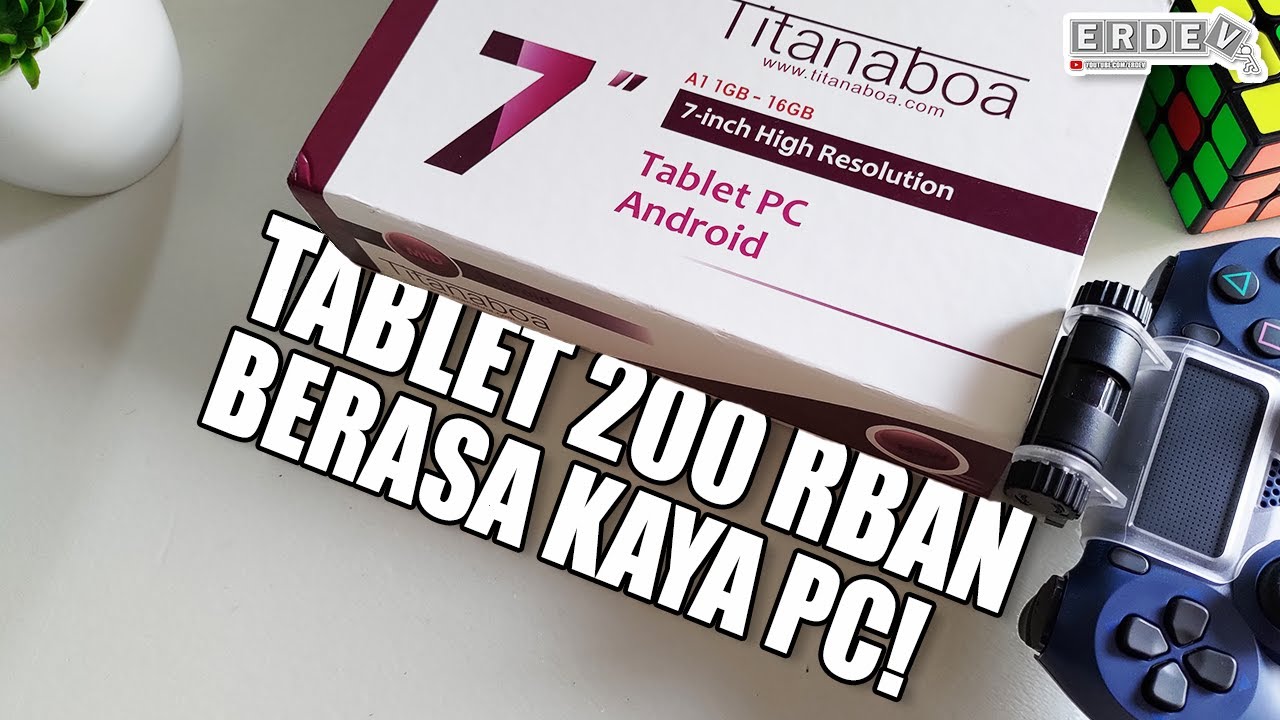 BELI TABLET MURAH BERASA KAYA PC! - Unboxing & Review Titanaboa A1 Tablet PC Android