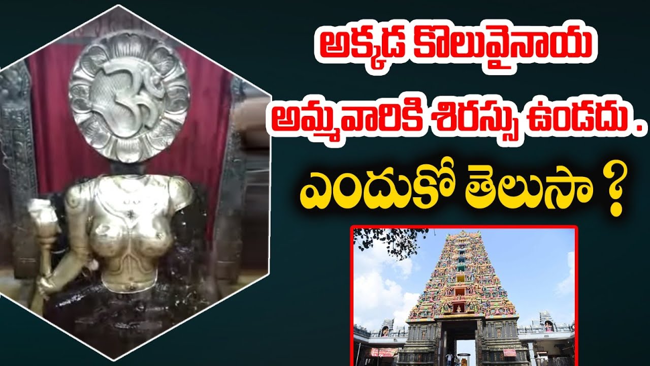 Vizag Sri Erukumamba Temple అక్కడ కొలువైన అమ్మవారికి శిరస్సు ఉండదు.. ఎందుకో తెలుసా...|Daivdarshan Tv