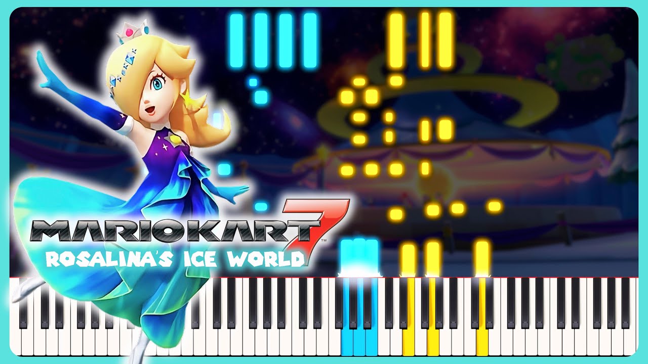 Rosalina's Ice World ~ Mario Kart 7 | Piano (+ Sheet Music)