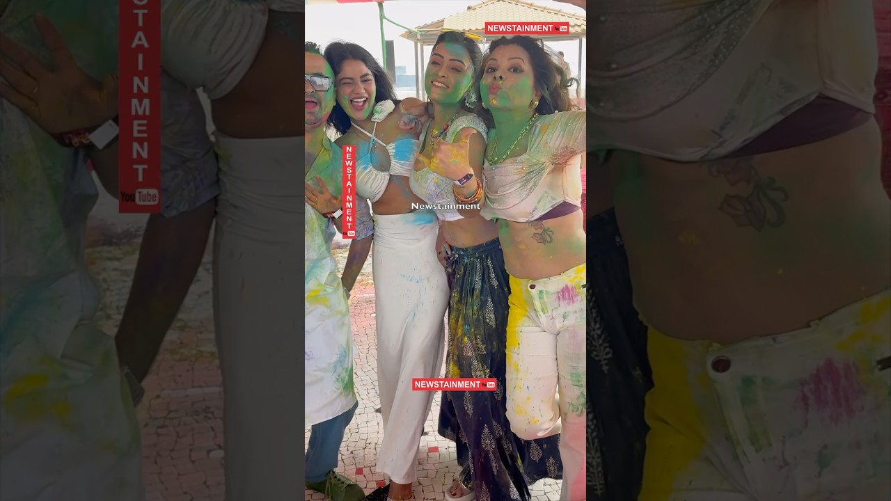 Holi 2025 Party Glamour Video Hot Celebs Flaunt Glamour Play Wild N Wet Holi Uncut Video #holi