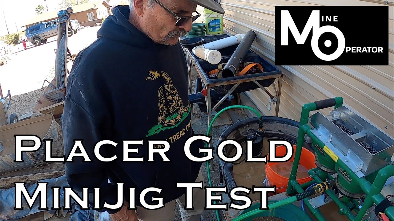 Riverdance Mini-jig Placer Gold Test