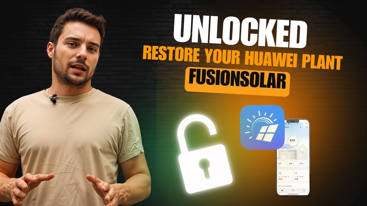 Restore Your Huawei Plant in FusionSolar | Complete Guide