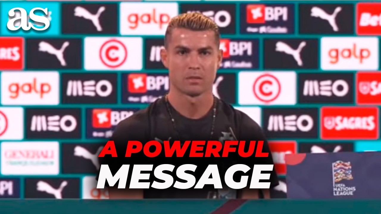 Cristiano Ronaldo ZAMIENIA PROSTE PYTANIE w POTĘŻNĄ LEKCJĘ ŻYCIA
