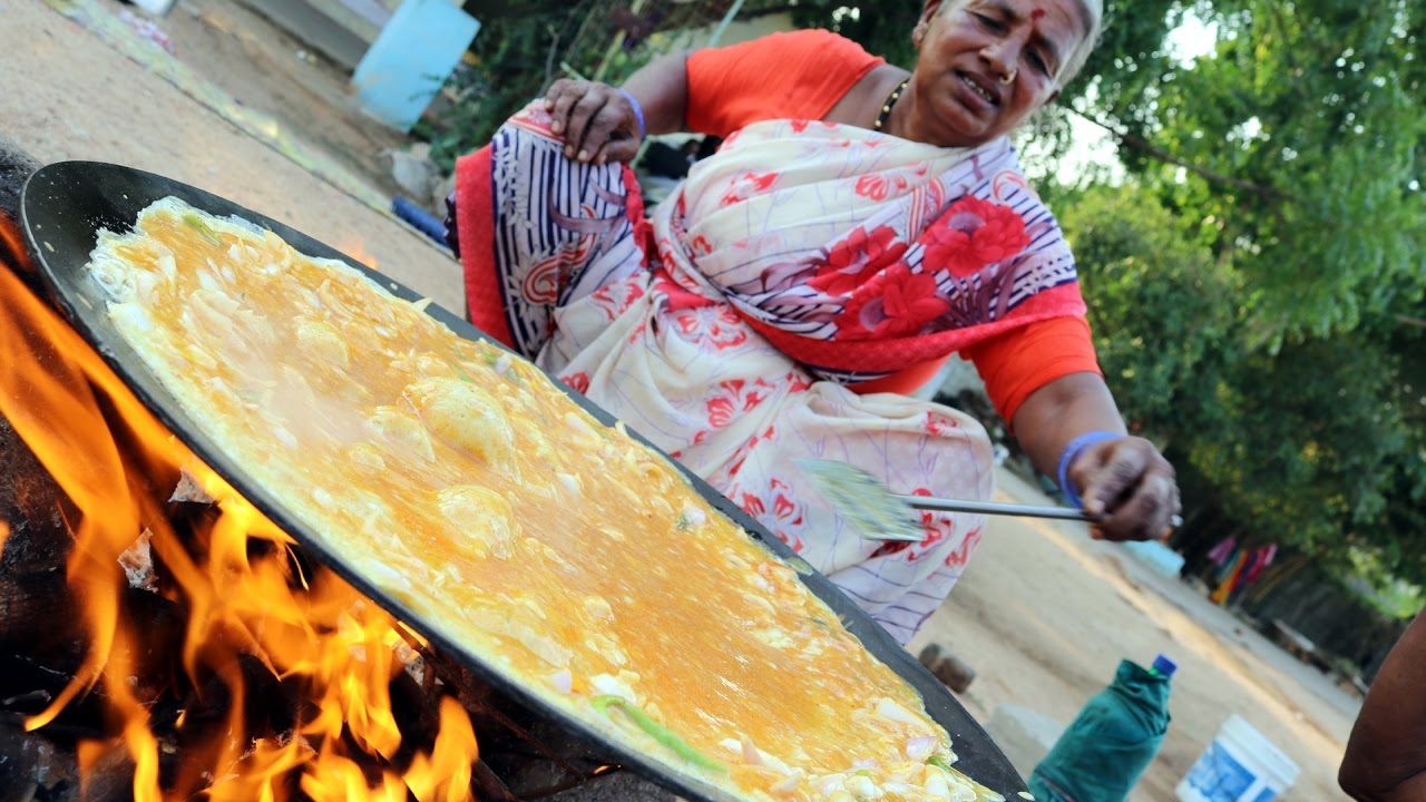Grandma's Egg Omelette || How To Cook Egg Omelette By Our Granny || Desi Kitchen