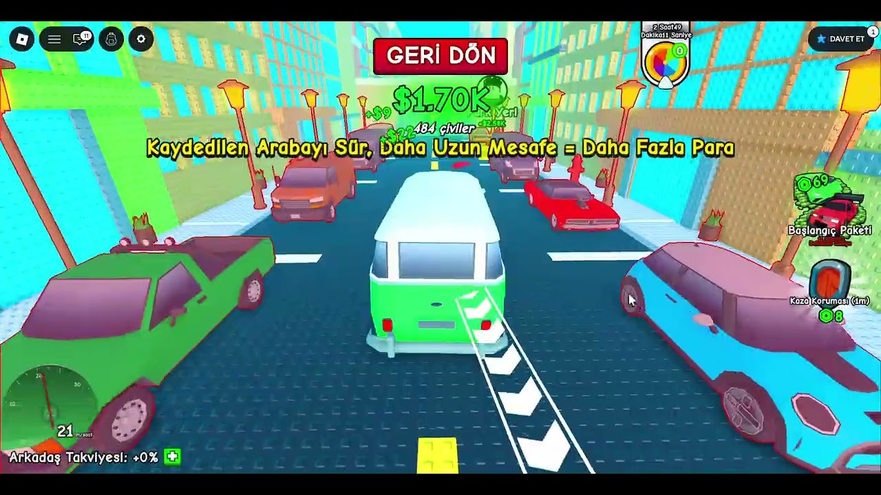 Maşınları park ettim | Roblox