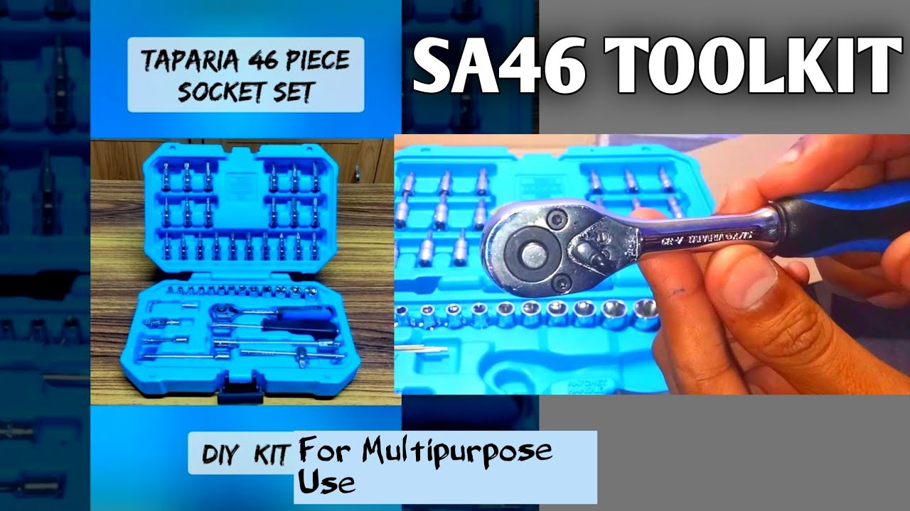 TAPARIA 46 PIECES TOOL KIT unboxing and review | Taparia Tool Kit | Best Tool Kit of 2024 #toolkit