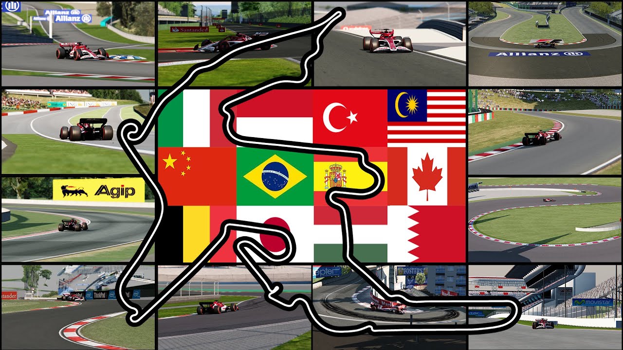 14 CIRCUITS DE F1 EN 1 !