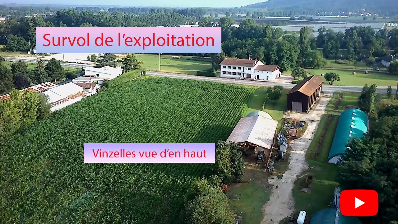 Vinzelles vue de drone