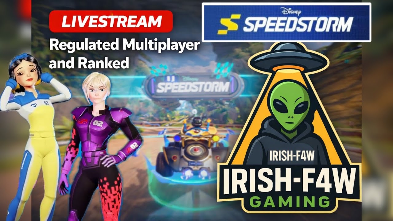 Disney Speedstorm live stream  - Irish-F4W Gaming