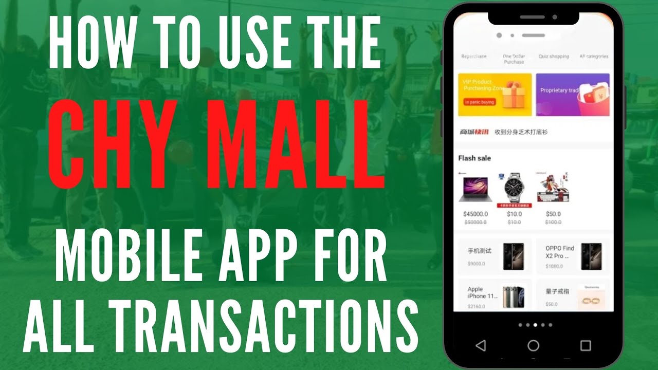 How to Use the CHY Mall APP