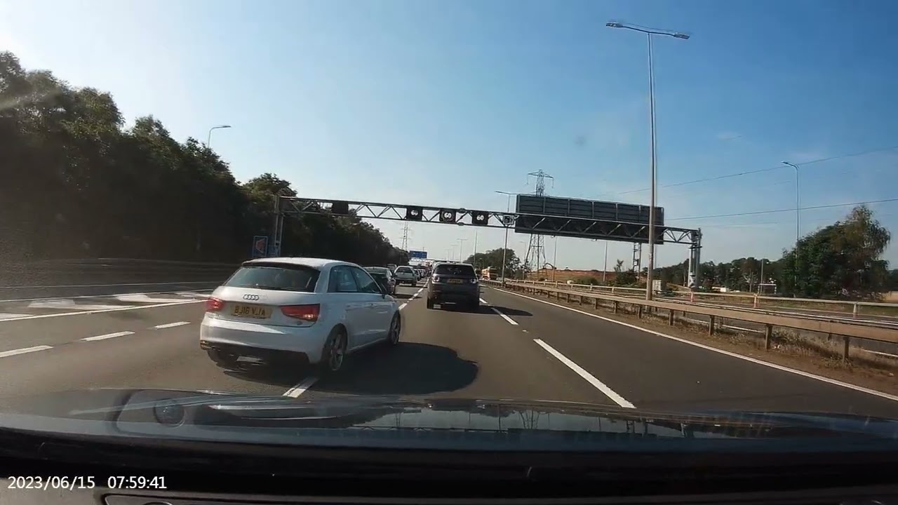 Just Cut Across, I Don't Mind - BJ18 VJA. UK Bad Drivers, Road Rage, observations.