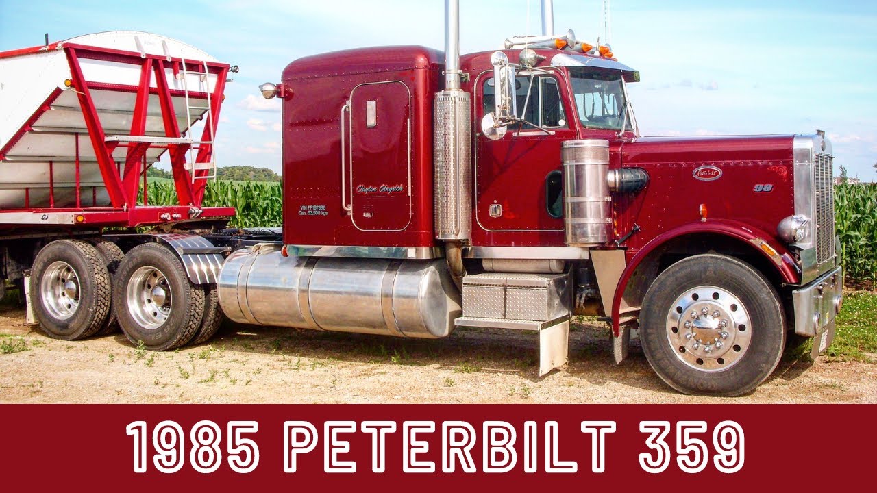 Peterbilt 359 3406B Caterpillar 13 Speed Shifting #Peterbilt #359