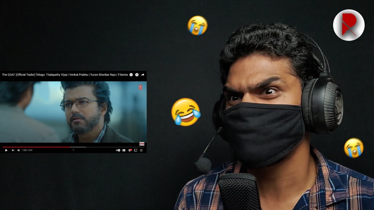 Thalapathy Vijay : The Goat Trailer : Reaction : Review : RatpacCheck : The Goat Teaser Trailer