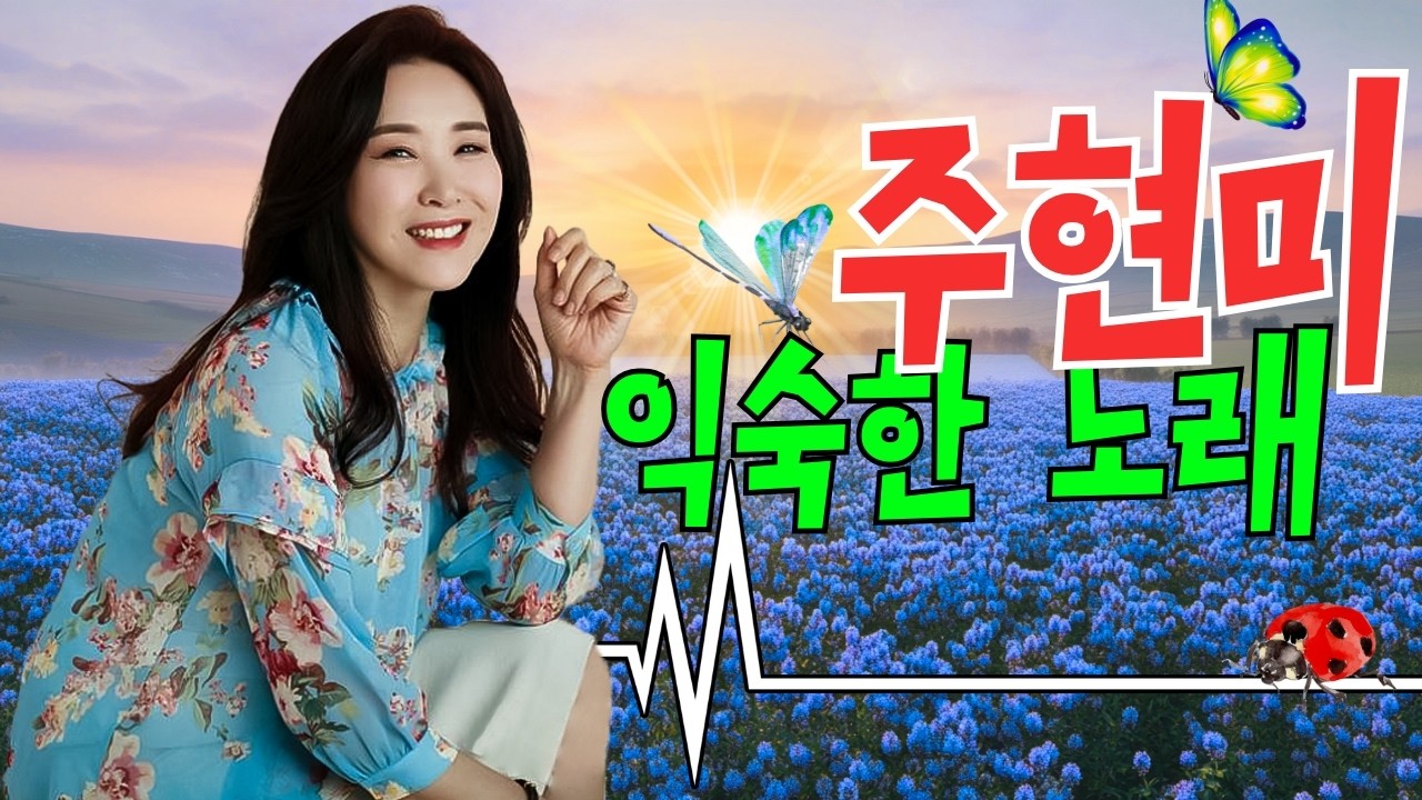 주현미 메들리 20곡 + 가사 | 주현미노래모음🎶️친숙한 멜로디