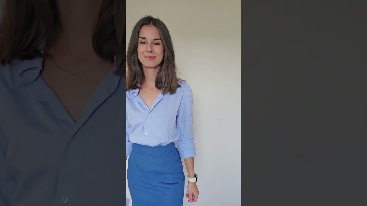 l'idée vs la couture de la mini jupe en jeans 🥰