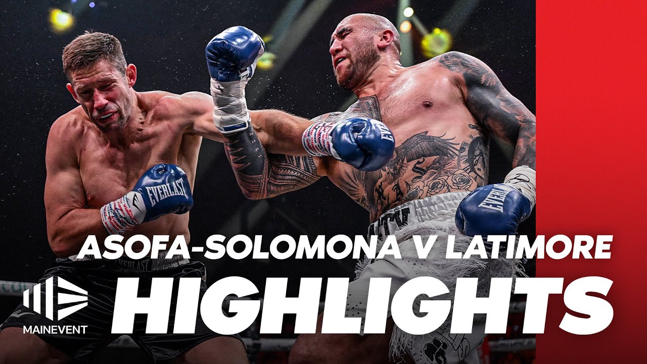 1ST ROUND! 💥 Nelson Asofa-Solomona v Jeremy Latimore | Fight Highlights 🥊 | Fox Sports Australia