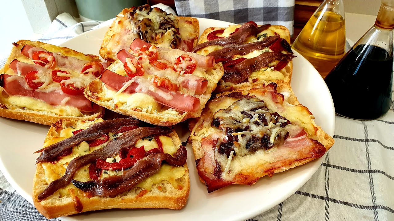 TRÍO DE TOSTAS EN 10 MINUTOS para cenas rápidas
