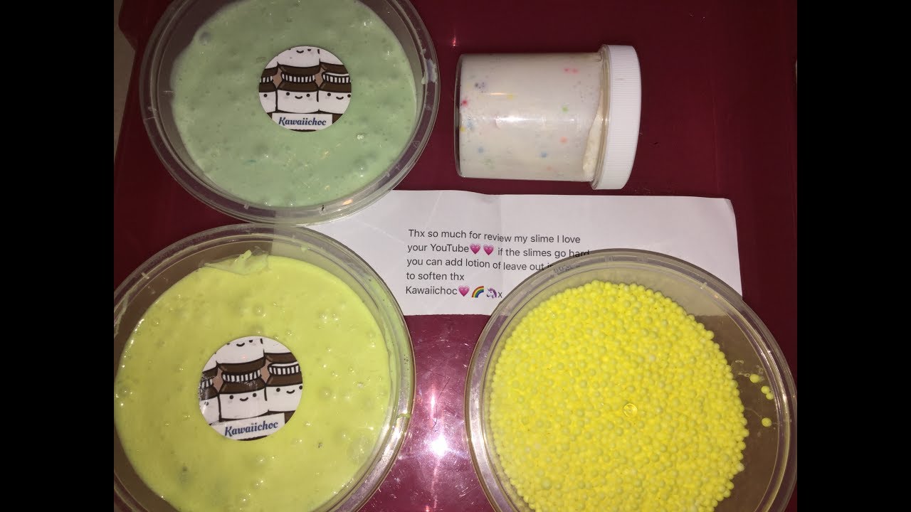 SLIME PACKAGE! -Slime -floam -review