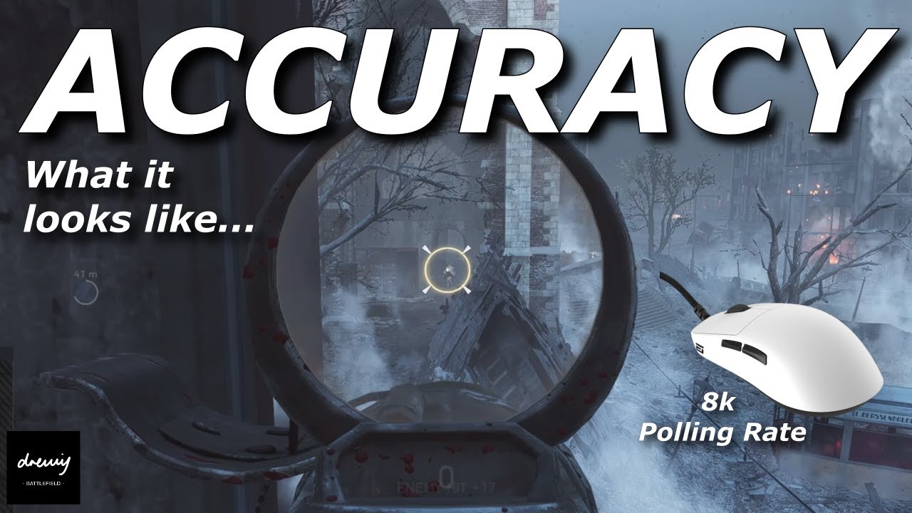 What 45% ACCURACY really LOOKS LIKE! with XM2 8k Polling - Battlefield V - 1440p