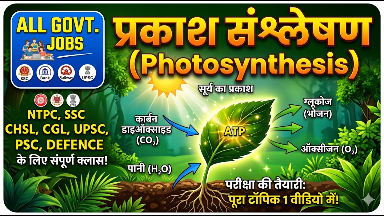 प्रकाश संश्लेषण | #biology #HONEYSTUDYPOINTNARWAR