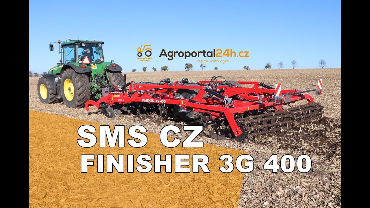 Třetí generace kombinovaného kypřiče SMS CZ FINISHER 3G 400
