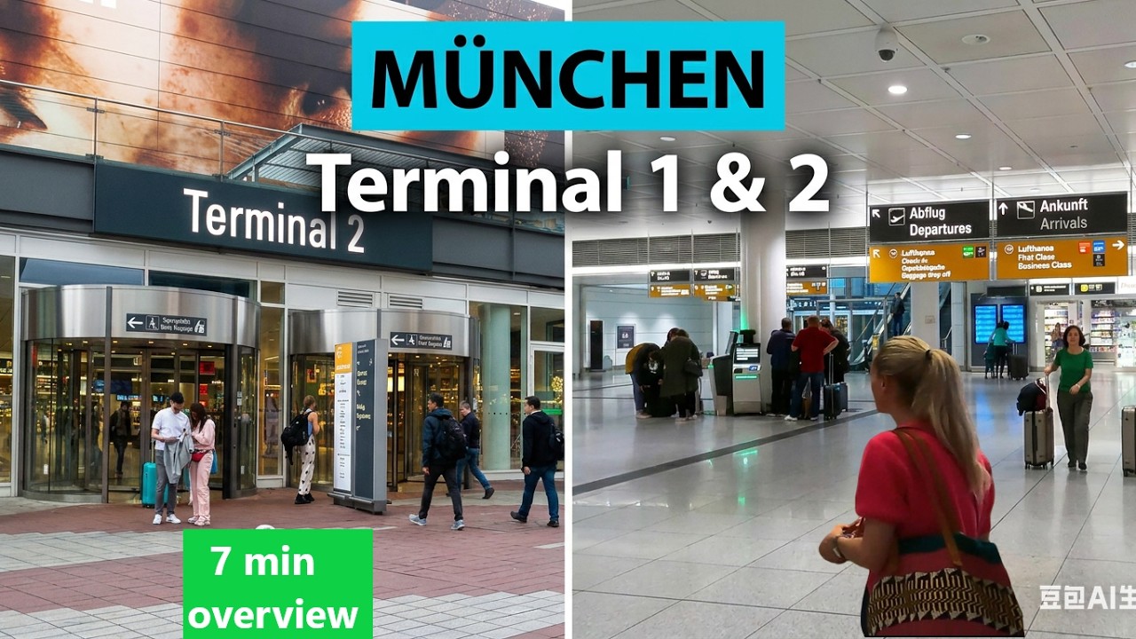 Munich Airport Terminals: Check-in, arrival information for you