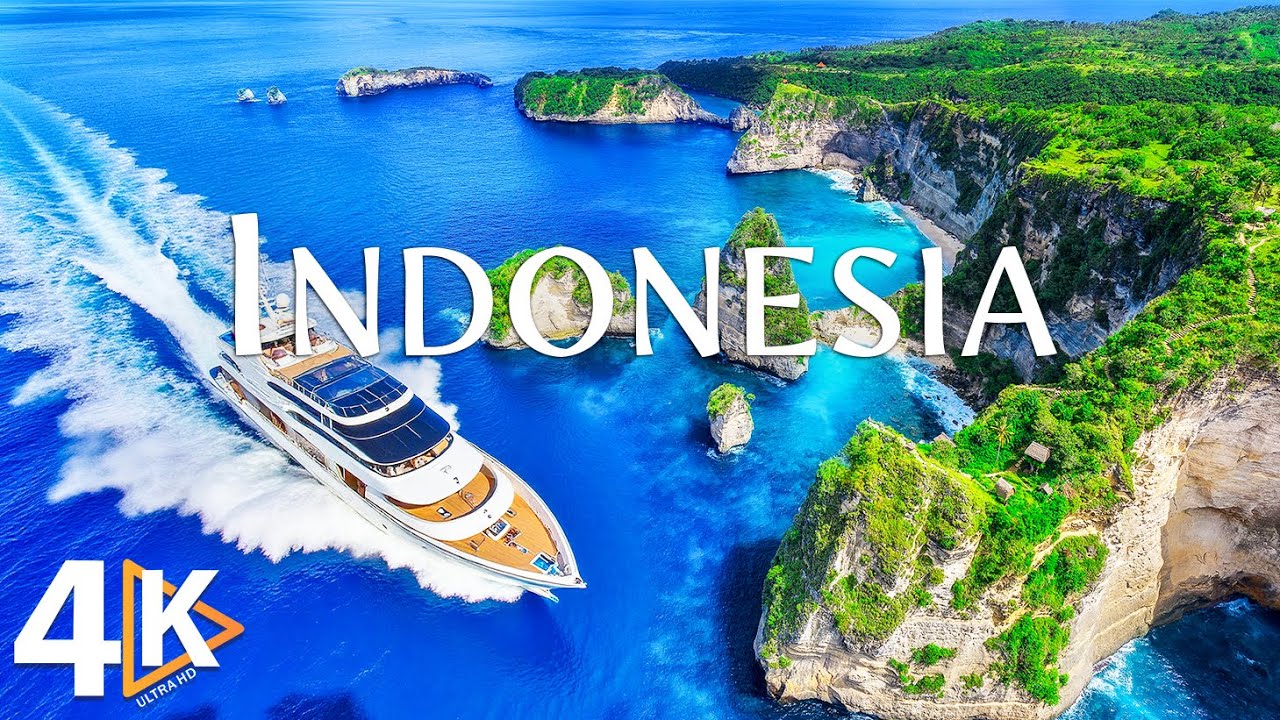 Чудеса пляжей Индонезии 🇮🇩 4K Ultra HD – Бирюзовые воды и райский остров
