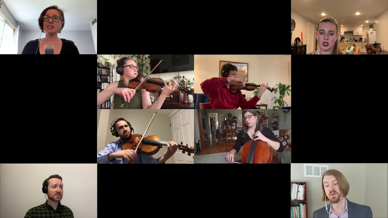 Bach: St. Matthew Passion - Wenn ich einmal soll scheiden (Kontras Quartet & Chicago Choral Artists)