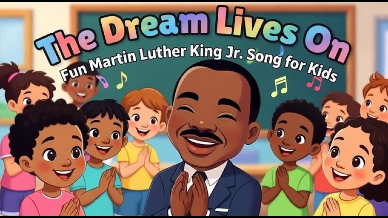 🌈 The Dream Lives On! ❤️ Fun MLK Song for Kids | Learn Love, Kindness & Courage