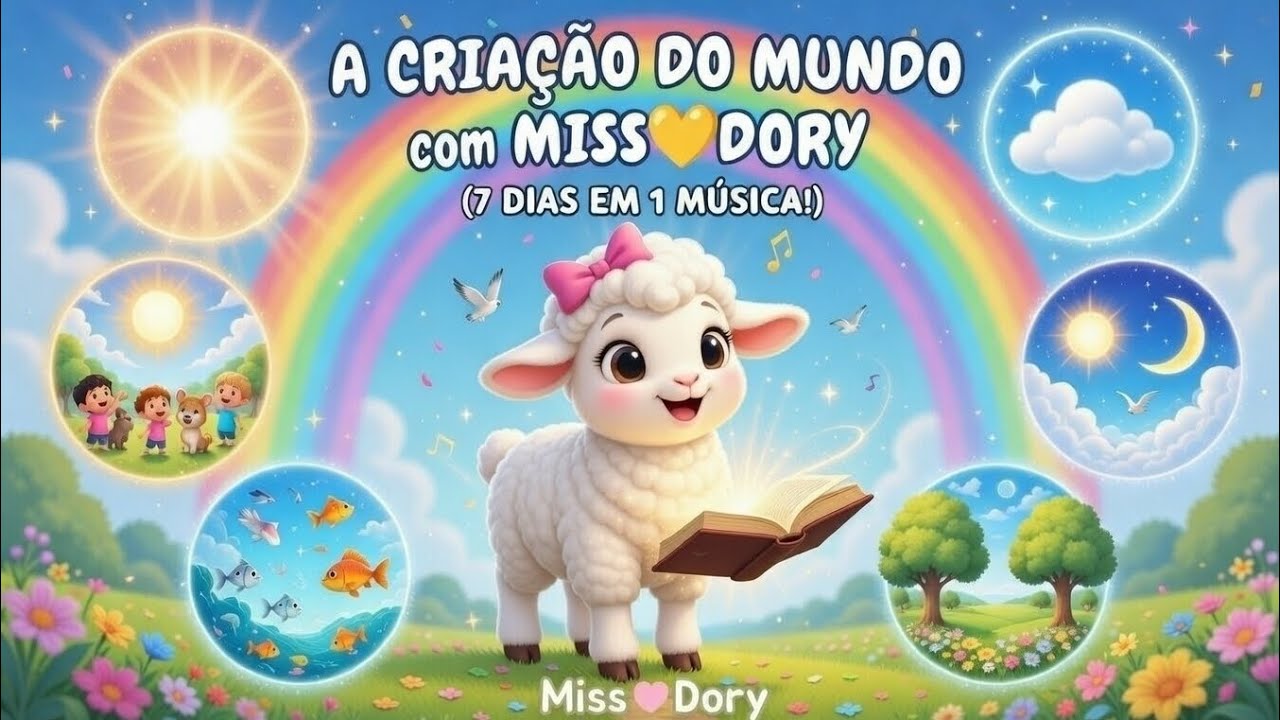 Vamos aprender cantando sobre a Criação do Mundo? @Miss.Dory_msg_biblica 