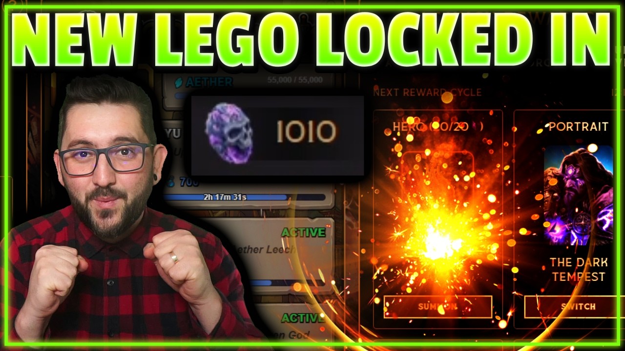 💥 НАКОНЕЦ-ТО НОВЫЙ ЛЕГЕНДАРНЫЙ БЛОКИРУЕМЫЙ 💥 1010 призывов в мини-игре Godforge Quests | Godforge
