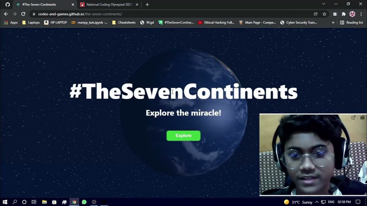 The Seven Continents - A project by Divyesh Idhate