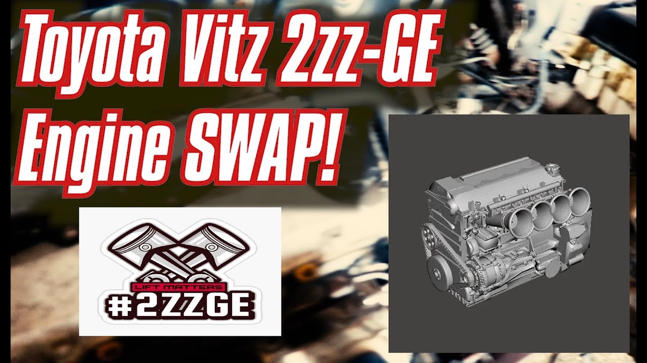 2ZZ-GE Celica Engine Swapped Toyota Vitz!