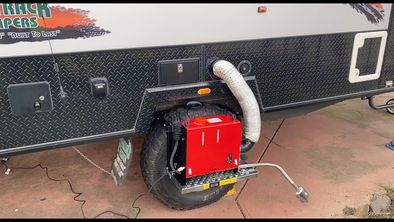 Diesel heater connection installation in Austrack Tanami x13