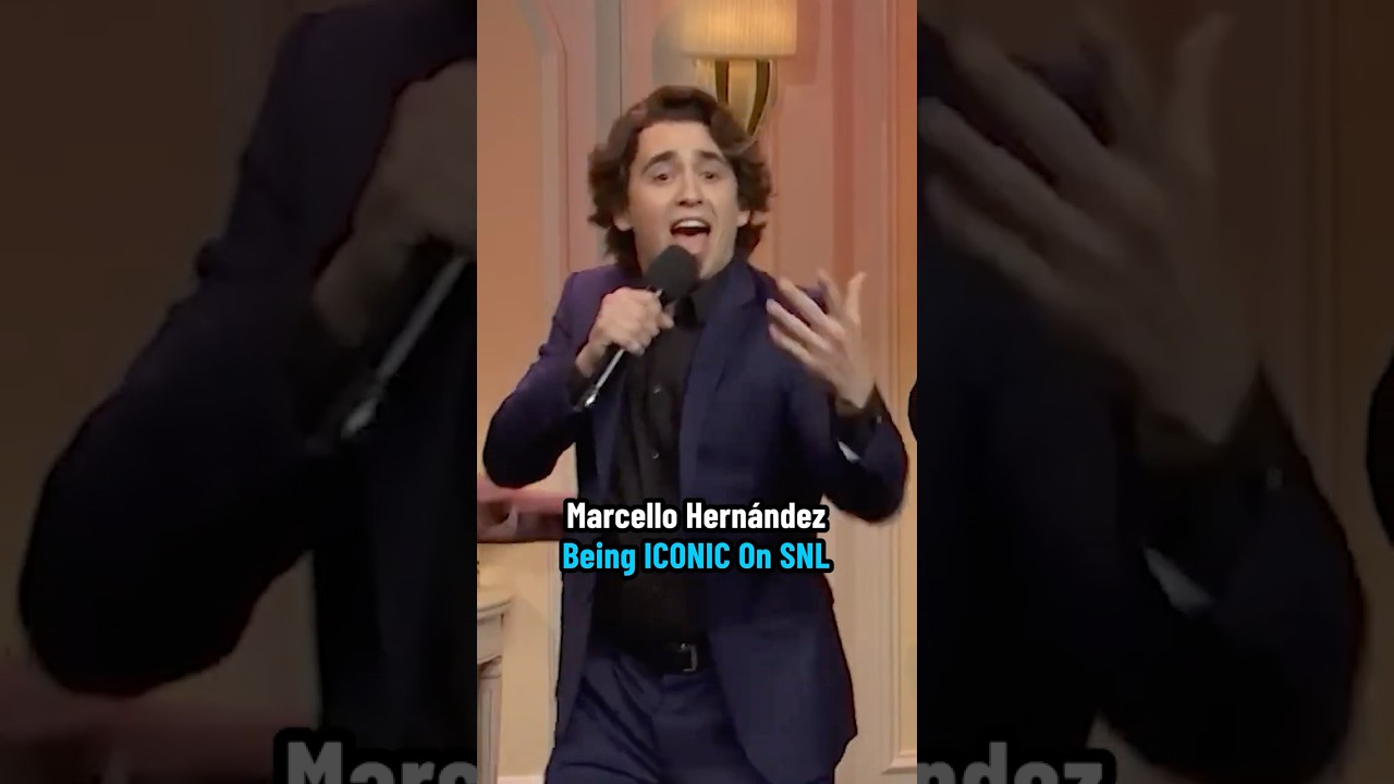 Marcello Hern&aacute;ndez Being ICONIC on SNL