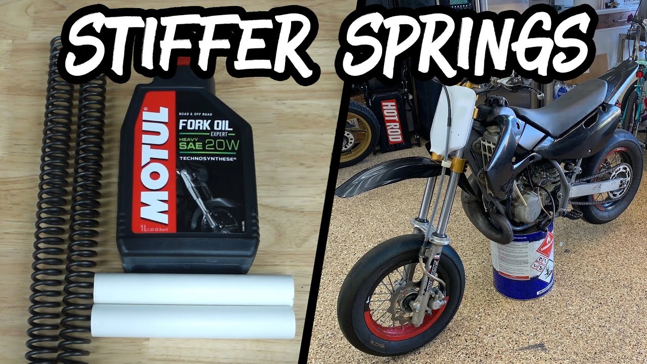 Installing Stiffer Fork Springs on a KX65 Supermoto