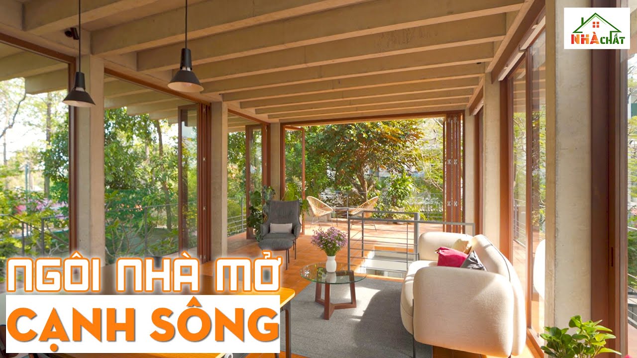NGÔI NHÀ MỞ CẠNH SÔNG SÀI GÒN, DÀNH ĐẾN 90% CHO KHÔNG GIAN THIÊN NHIÊN | REVIEW NHÀ CHẤT #20