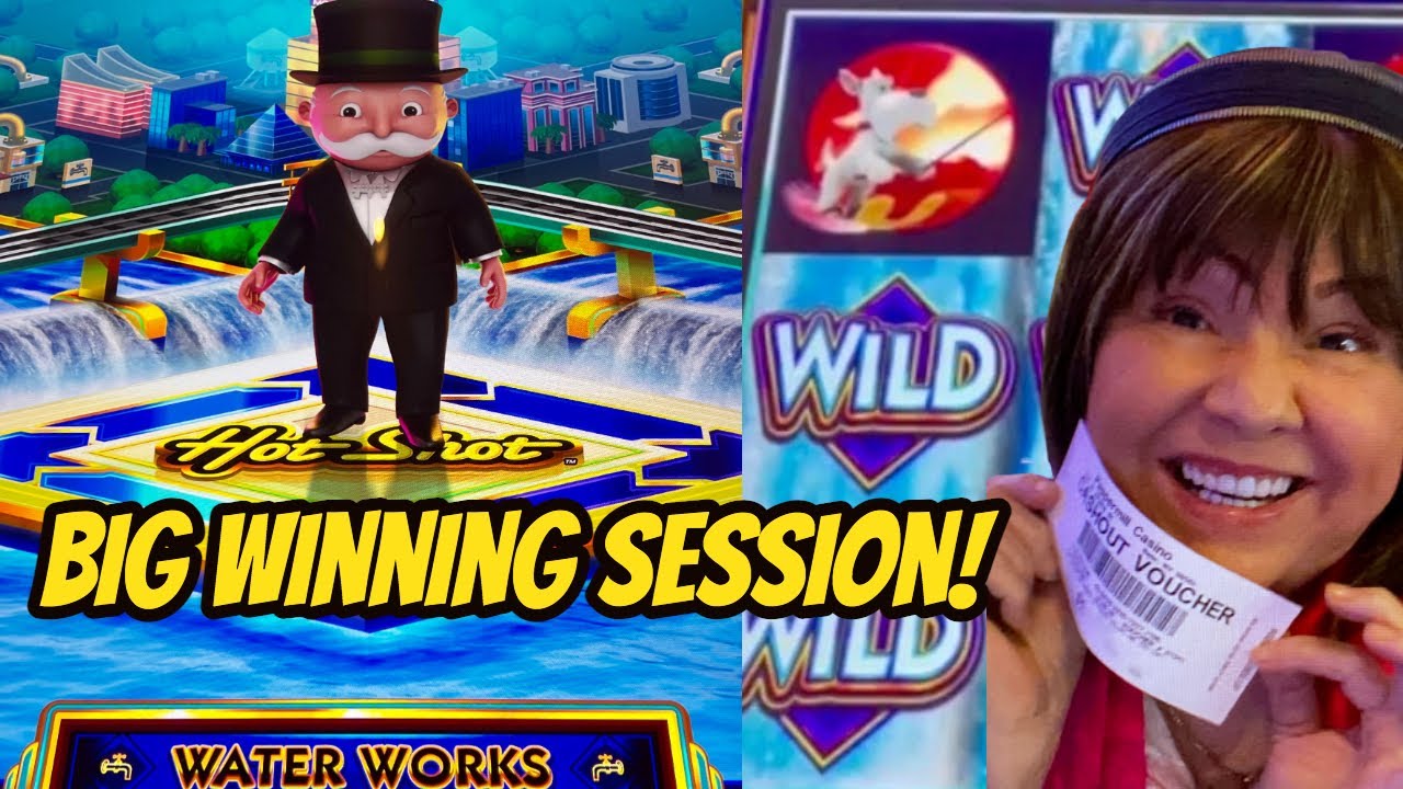 Winning session! Monopoly Hot Shots Water Works