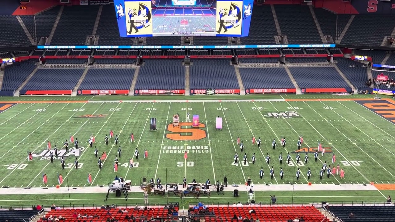 The Walter G. O’ Connell Copiague High School Band at JMA Wireless Carrier Dome Syracuse - 10/27/24