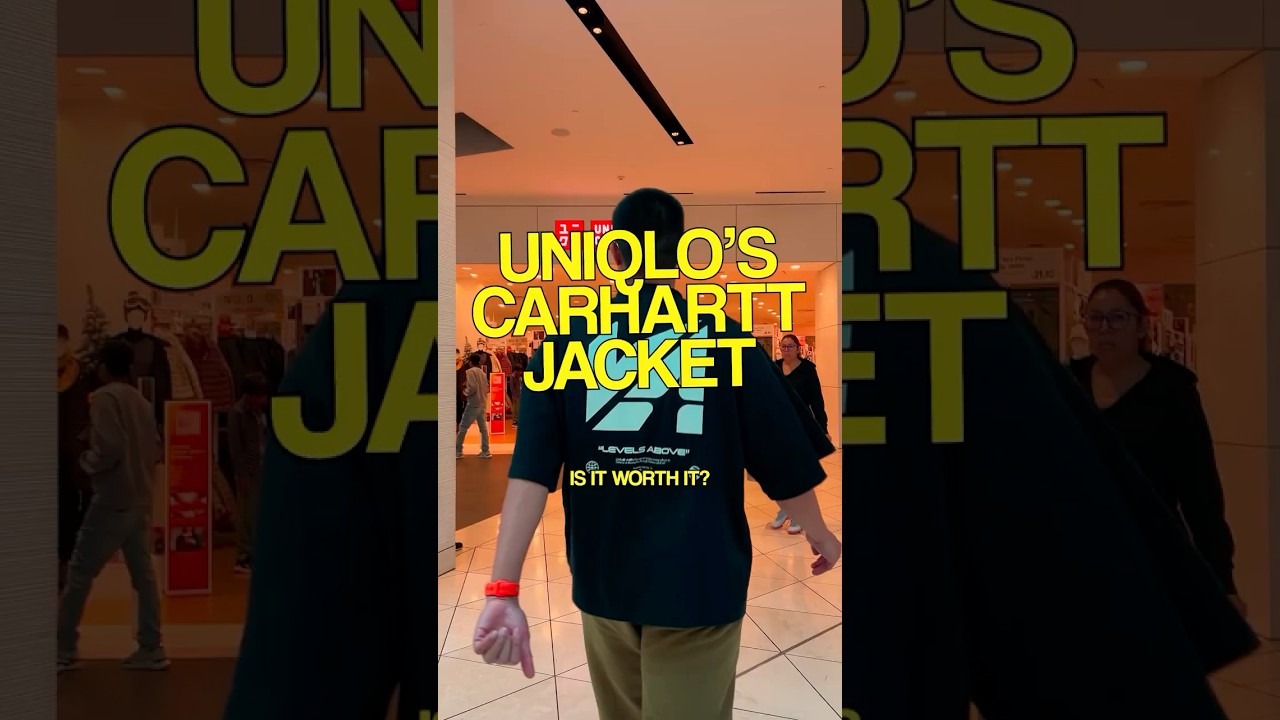 Uniqlo&rsquo;s version of a Carhartt workwear jacket. Is it worth it? #uniqlo #carhartt #workwear