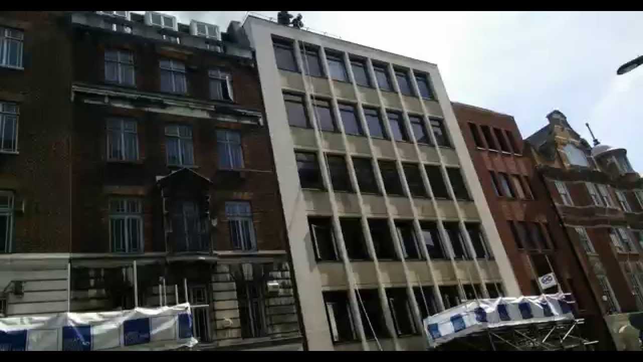 PART I Fire in London, UK - Great Portland Street - 2015-04-17 12:26 (recorded in 4K) PART I
