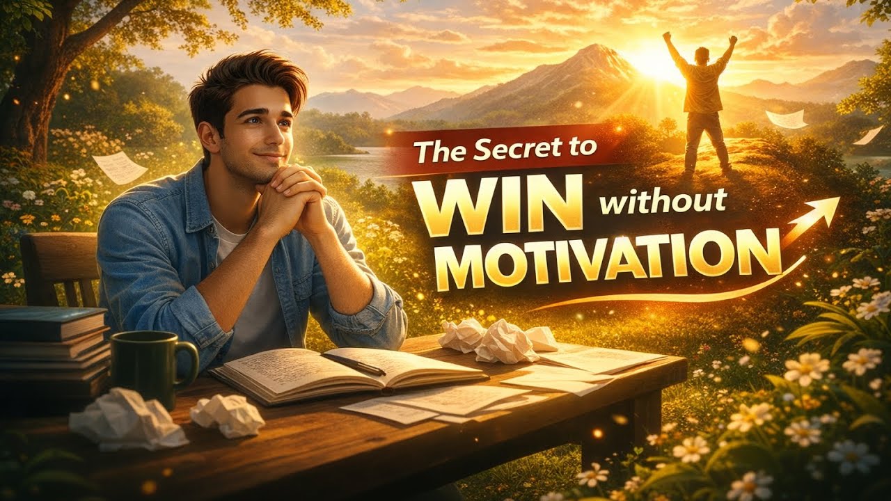 The secret to win without motivation 💯✨