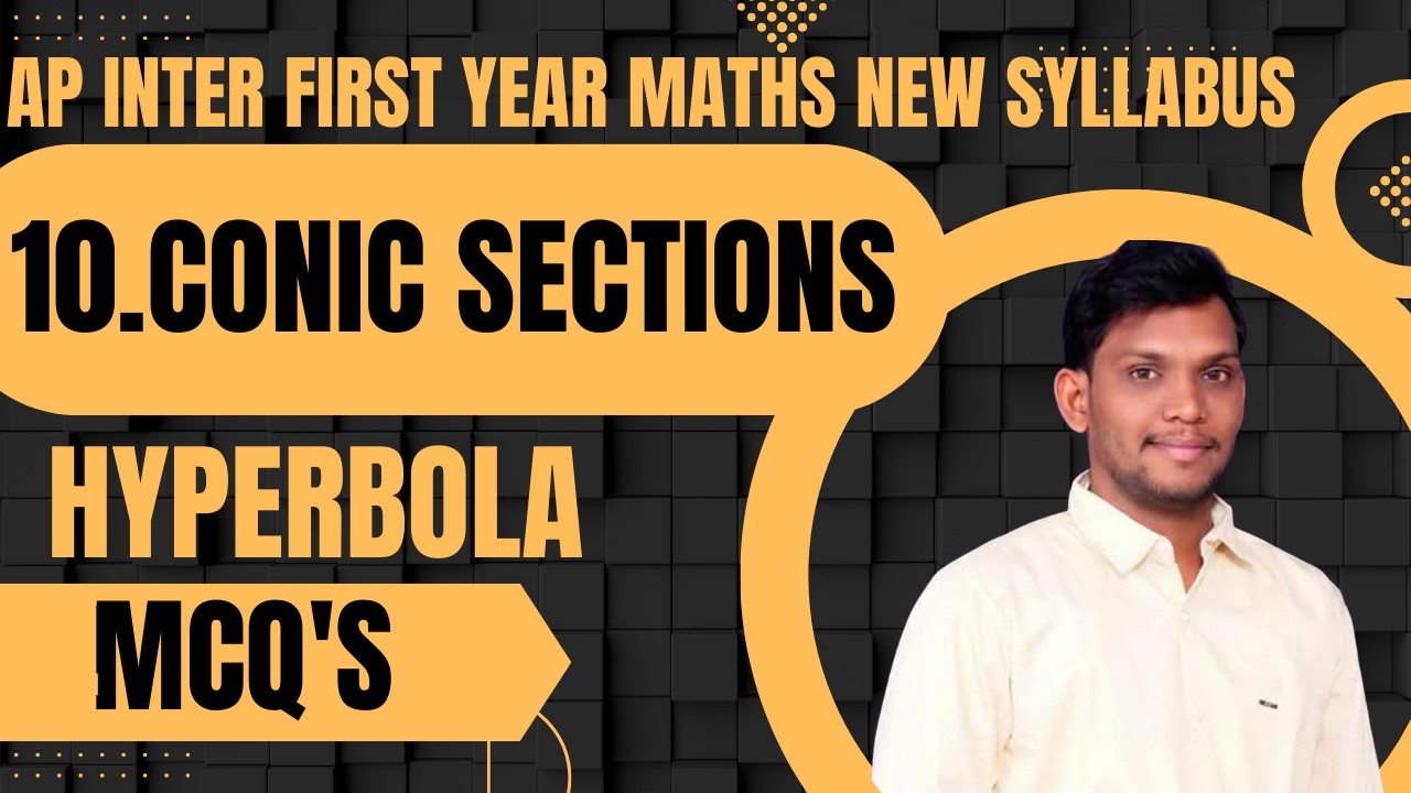 Conic Sections /Chapter10/Hyperbola/Multiple choice Questions/MCQ'S|